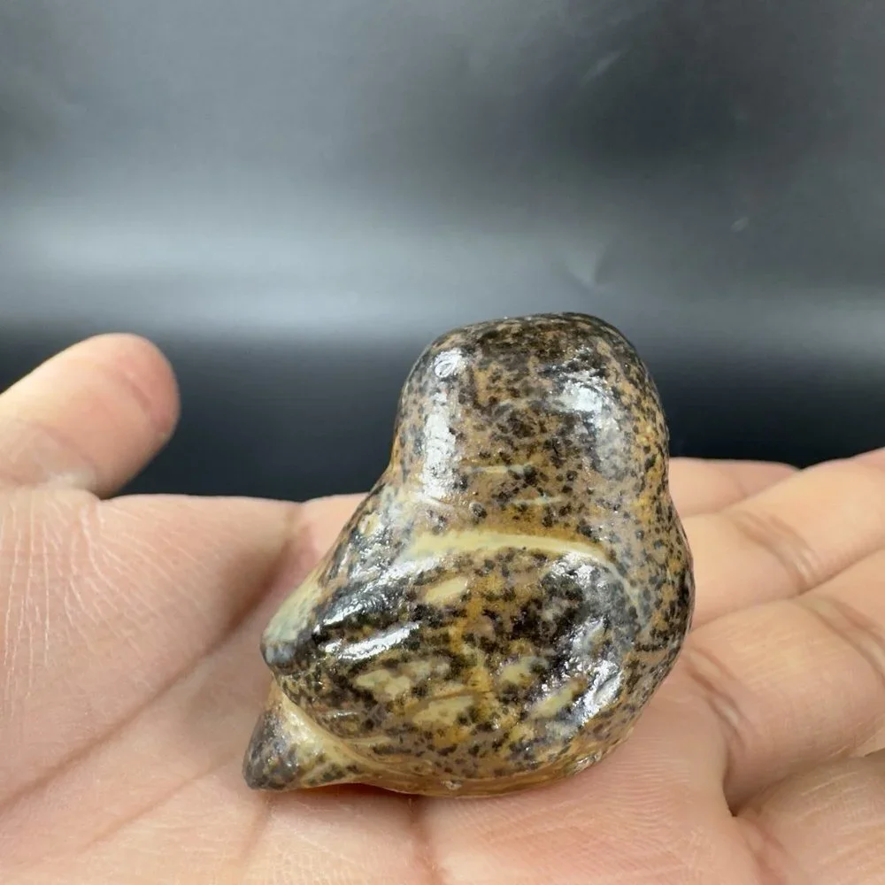 Vintage Otagiri Ceramic Speckled Glaze Stoneware Miniature Ceramic Figurine VTG‎